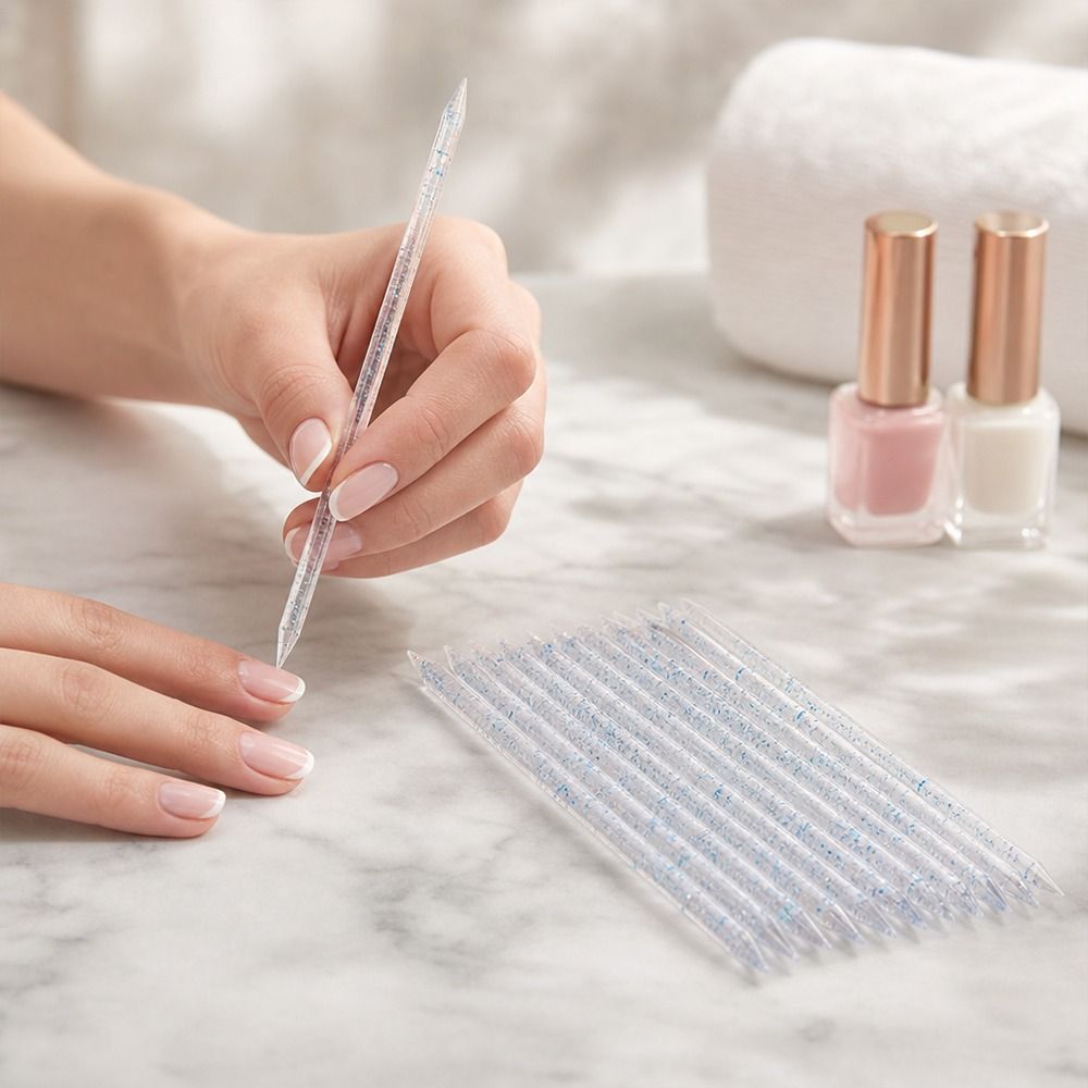 Nail Art Orange - 100 adetlik paket, çift uçlu tırnak