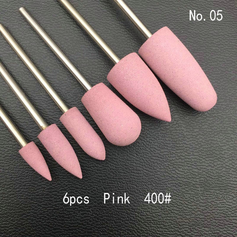 6 adet/takım Kauçuk Silikon Tı - Nail Drill Machine incelemesi ve fiyatı