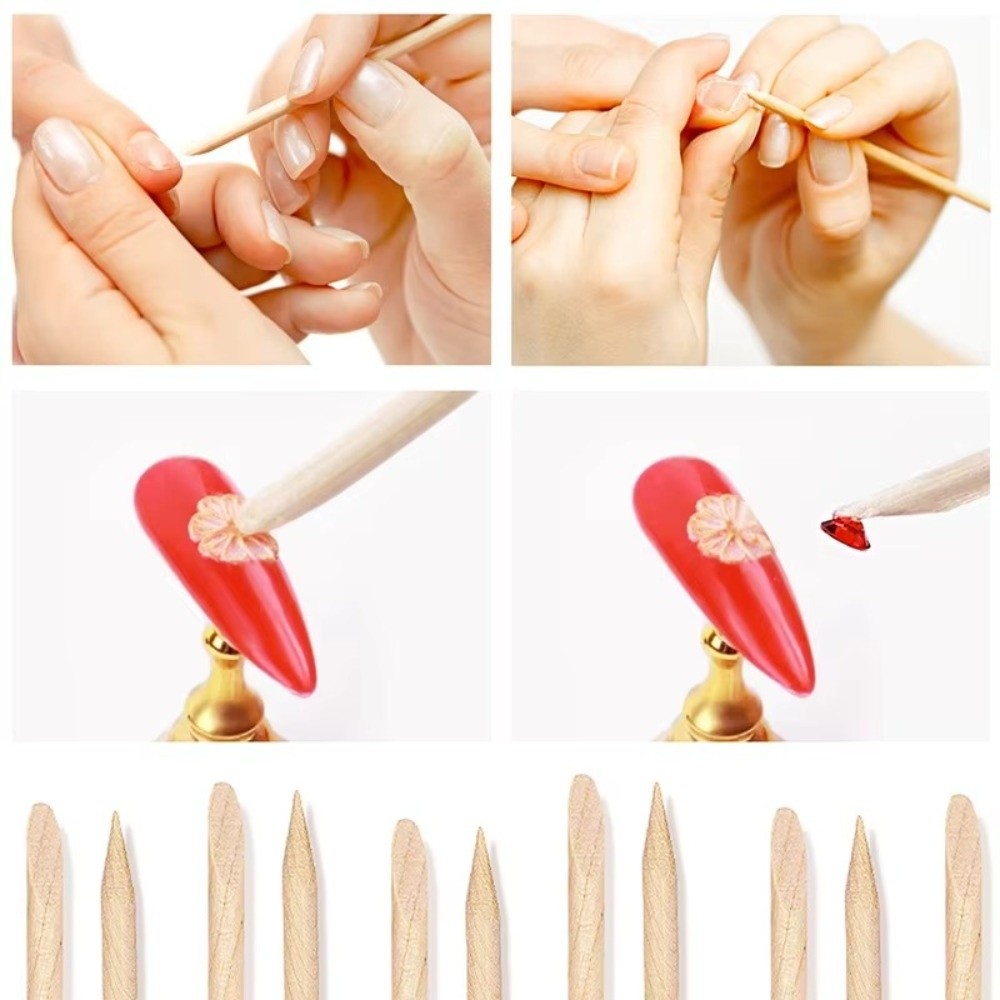 100 adetlik paket, çift uçlu t - Nail Art Orange incelemesi ve fiyatı