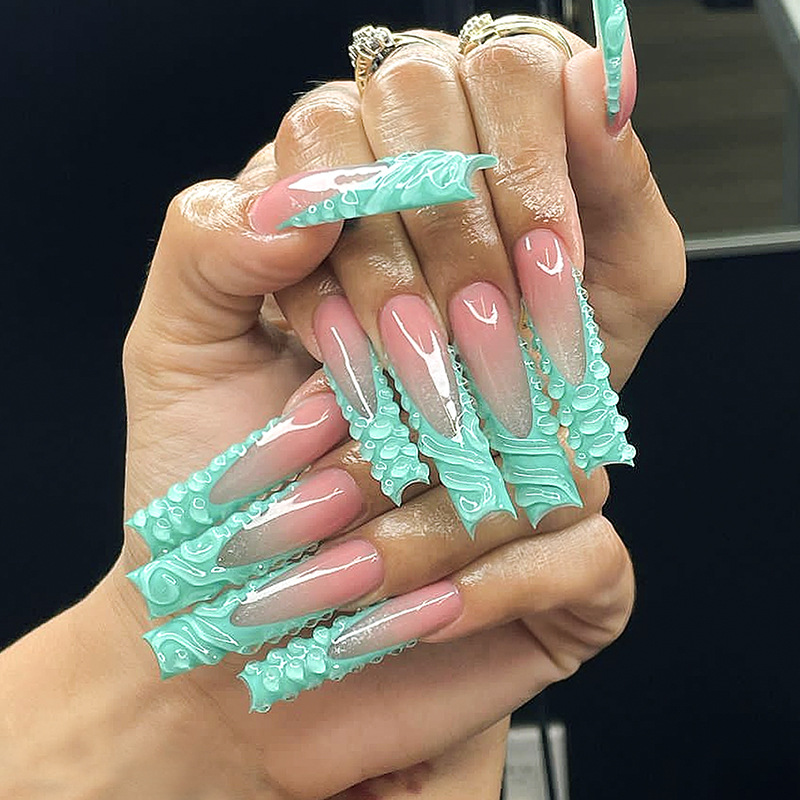 24 adet 3D su damlası sahte tı - Nail Art Pink incelemesi ve fiyatı
