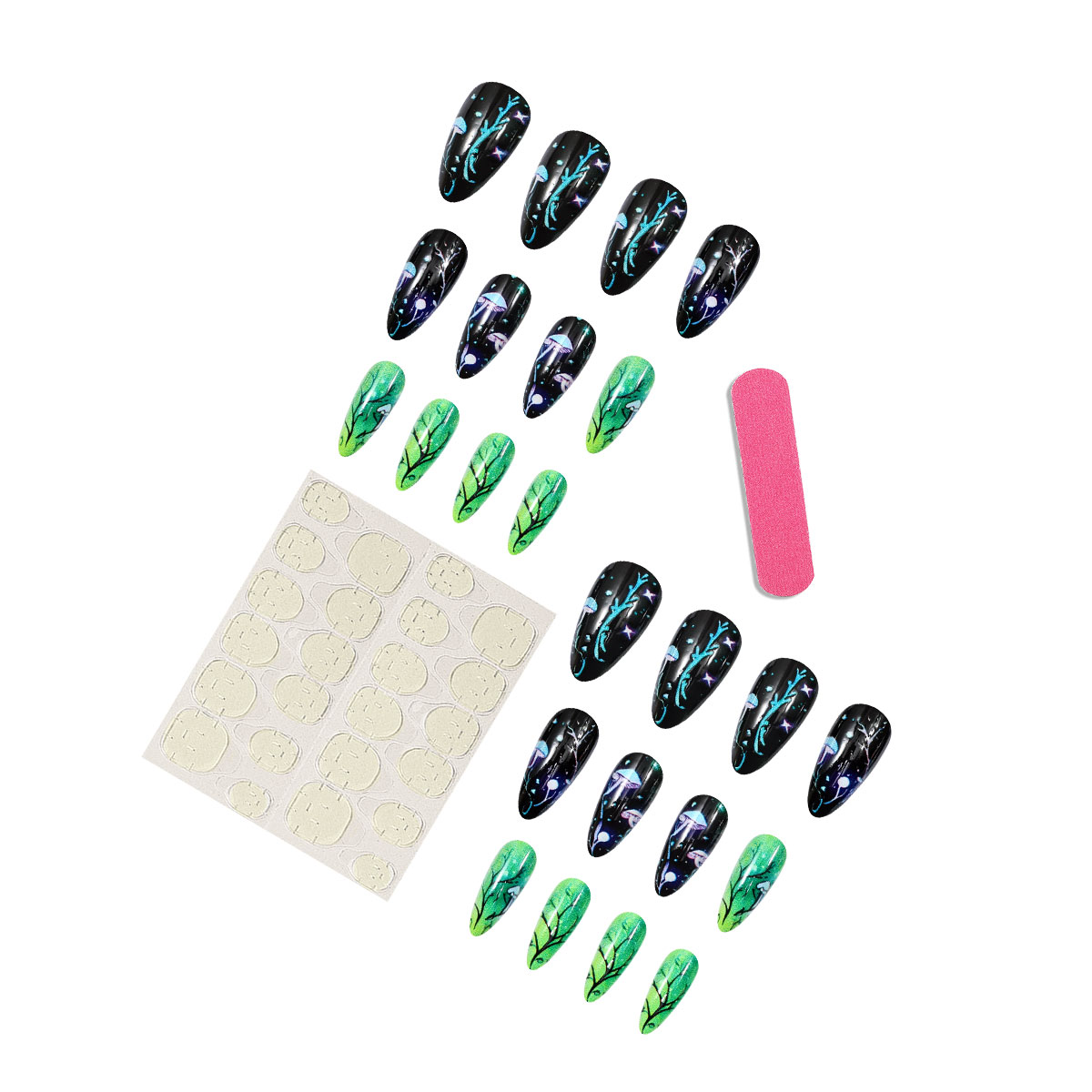 Badem Şeklinde Takma Tırnaklar - Nail Art Press On incelemesi ve fiyatı