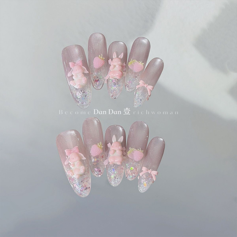 Sevimli Havalı Tatlı Kore Tarz - Nail Art Pink incelemesi ve fiyatı