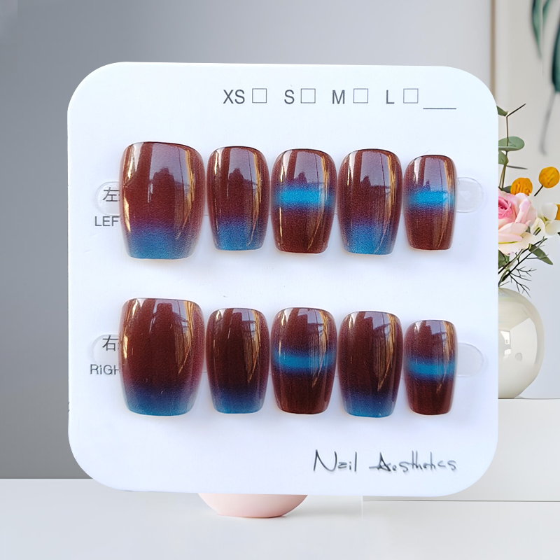 10 Adet Sonbahar Kış Yeni Stil - Nail Art Press On incelemesi ve fiyatı
