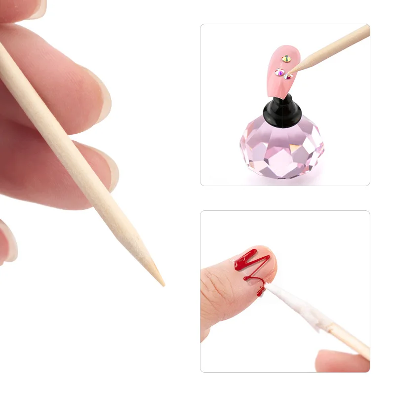 100 adet/kutu Tırnak Eti İtici - Nail Art Orange incelemesi ve fiyatı